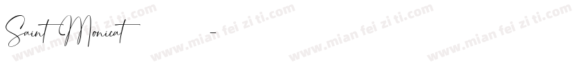 Saint Monicat字体下载字体转换